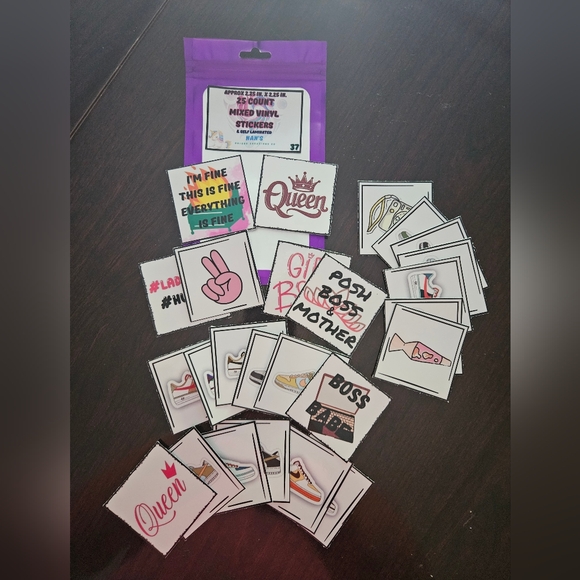 Mixed Vinyl Stickers - Picture 1 of 4